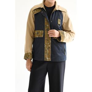 [비꼴리끄(여성)]데님 코듀로이 배색 자켓 B244DJ2010