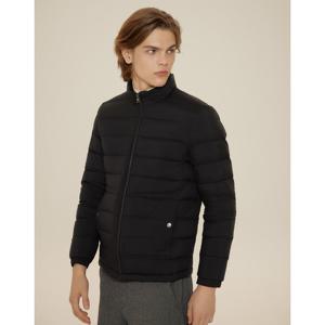 헤지스 골프 24FW 블랙 남성 에센셜 구스다운 점퍼 HUJU4D701BK