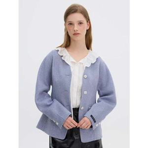 [올리브데올리브] 브이넥 가디건형 핸드메이드 자켓 (OW4WJ953)