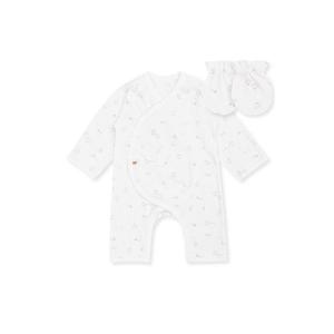 오가닉맘 광복점 베이비뱀뱀배내가운손싸개세트 MKSNBW07