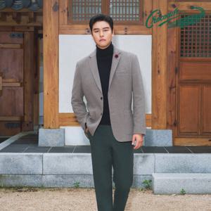 [크로커다일] 선염 울조직 클래식 캐주얼 자켓 CDAAAJK3107