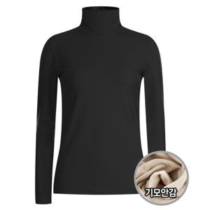 샵앤) FW 여성 터틀넥 골프 방한 티셔츠  SH-WSH-20063-블랙