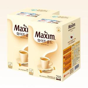 맥심 화이트골드 커피믹스 210T X 2개