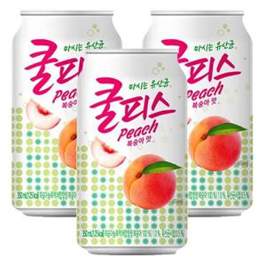 동원 쿨피스 복숭아맛 350ml x 48캔(24캔 2박스)