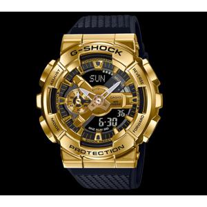 [지샥]빅페이스 흑금 메탈케이스 시계 GM-110G-1A9DR