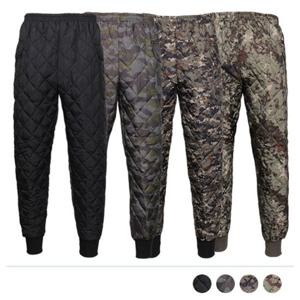 4color 누빔 깔깔이 조거팬츠