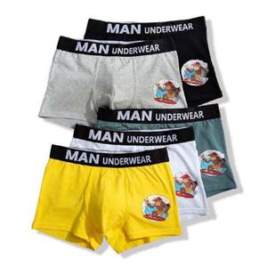 남성 드로즈 사각팬티 면 팬티 신축성 좋은 밴드