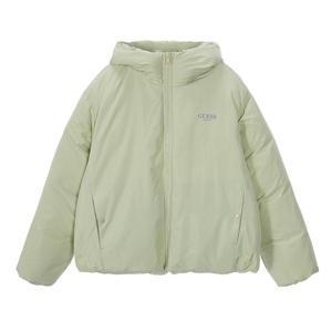 [게스]게스 여성 패딩 후드 숏 푸퍼 라이트그린 YN4W5891 L