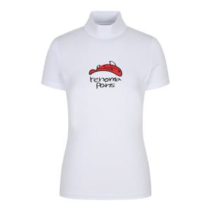 [레노마골프] 여성 냉감 하이넥 반팔 티셔츠 RWTHN6185-101