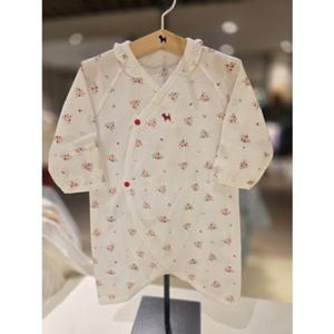 [블루독베이비] (RD)로맨틱플라워배내가운 (4517000104) ch 25년SS신상 출산 백일 돌 조카