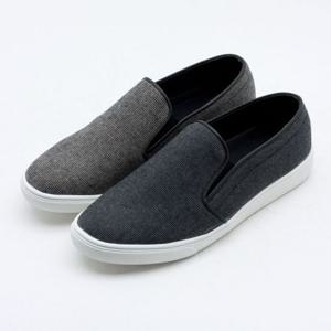 남성용 슬립온 키높이 캐주얼 스니커즈 신발 데일리