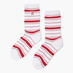 여성 스트라이프 쿼터 삭스 화이트(MQ122LSO12)