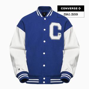 [컨버스공식] 바시티 C 패디드 자켓 블루 10027241-A01