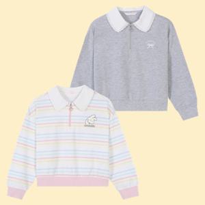 로엠걸즈반집업 카라 스웻티셔츠RGMA2516C