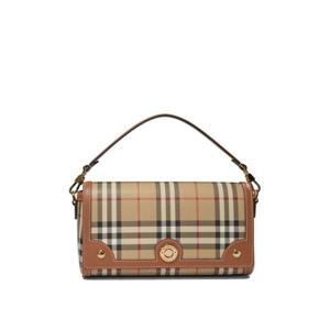 버버리 빈티지 체크 로고 플라크 숄더백 8092048 DOM