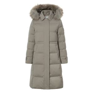 헤지스 골프 여성 24FW 베이지 여성 롱 덕다운 코트 HWJU4D783I2