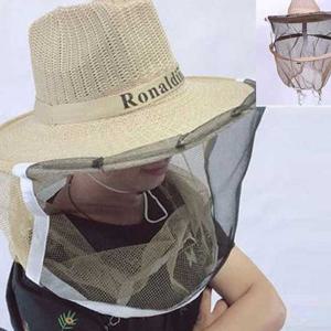 벌초 작업 방충망 모자 모기장 밀짚 여행 안전망