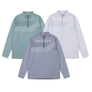 [콜핑]LD08 남자 봄 하이쿨 멜란지 등판메쉬 긴팔집업티 KVT0484M