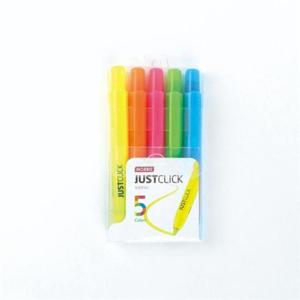 저스트클릭 형광펜M2 5색 세트 4.0mm  모리스