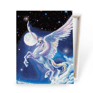 아이러브페인팅 DIY캔버스형 보석십자수 40x50cm 달밤의 페가수스