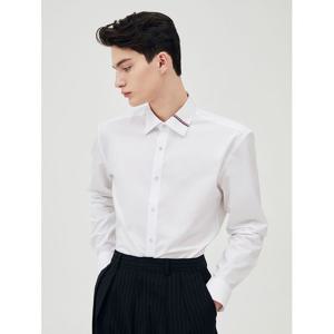 [듀퐁셔츠]카라 트리콜로르 953 컴포터블 셔츠 화이트 SE5SM22LS953SWH