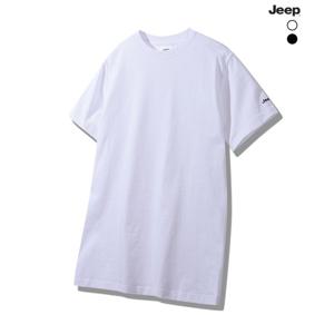 [지프]공용 레이어드 롱 반팔티셔츠(JQ2TSU099)