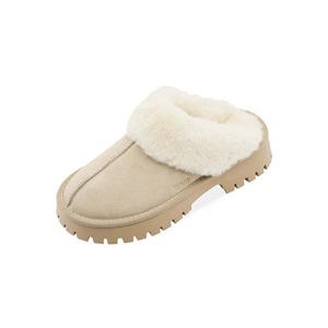 [클립] 스퍼 SPUR Lambs wool Slippers -SA9063 (샌드베이지)