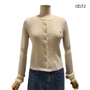 [에이비에프지]꽈베기 숏 긴팔 니트 가디건 APZ5HY35G