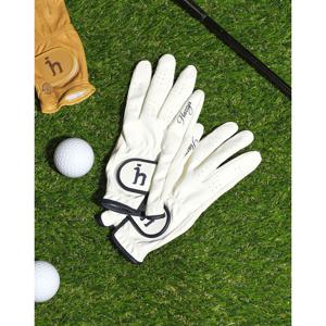 헤지스골프 BEST 화이트 여성 반양가죽 한손 장갑(HWGV5E301OW)