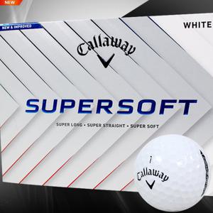 캘러웨이 25년 슈퍼 소프트 골프공 화이트(1더즌 12알)