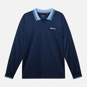 JQS W241001TPL21-BNY 남성 테이크백 폴로카라 긴팔 티셔츠