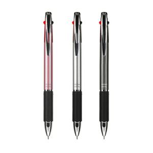 문화 메탈 3색볼펜 에스 다색펜 고급볼펜