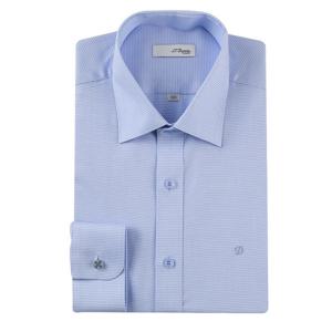 [듀퐁]25년 SS 신상 슬림핏 체크 긴팔셔츠 -SE5SM21LS319SBU(블루)