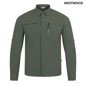 [웨스트우드] 남성 포켓 우븐 셔츠_WP1MCTW413 KH