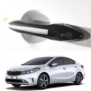 더뉴K3 도어캐치커버 카본 도어몰딩