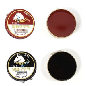 말표 직업용 구두약 갈색 검정 40g 구두관리 광택제