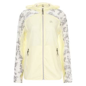 샵앤) 여성 마르조 메쉬 소매 꽃무늬 얇은 등산 바람막이 집업 점퍼 DW-WJP-20595-아이보리