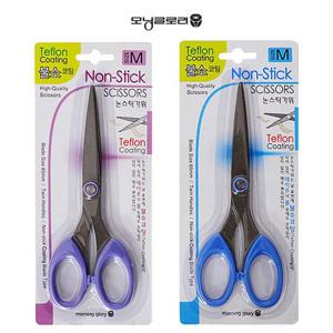 모닝글로리 논스틱 가위 중 랜덤1개 사무 문구 용품