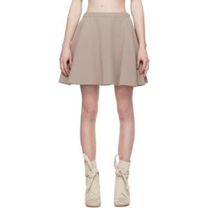 AMI Paris 미니스커트 토프 플레어 핏 미니 스커트 241482F090007