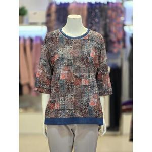 세리아 세이브존07 라운드넥 7부 소매 티셔츠 252503