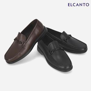 엘칸토  (LCMD80U513) 남성 소가죽 매듭장식 로퍼  2.5cm