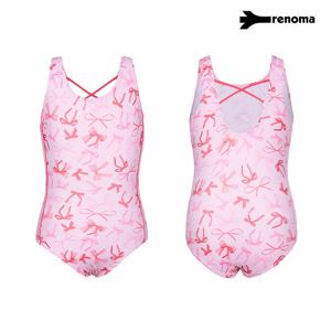 [레노마수영복]여아리본U백원피스수영복 핑크 GS2F804_PK