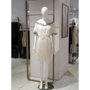 [에꼴드파리] 배색 세일러칼라 플리츠 원피스 34ZRB36WOCM34Z