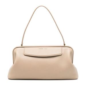 까르뱅 베이지 가죽 숄더 백 6251161237 BEIGE