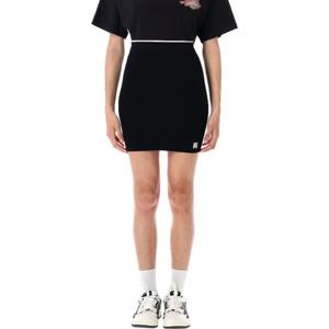 아미리 니트 리브 마 미니 스커트 AWKNKR1019 BLACK