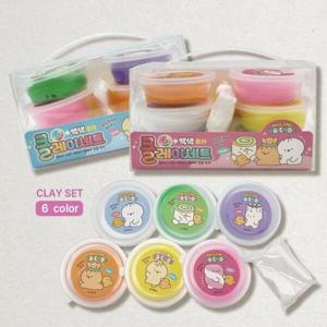 아트박스/문구앤토이스 [바닐라루시] 클레이 6색+백색 도구세트