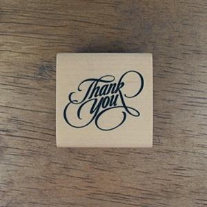 아트박스/스탬프 하우스 [메세지]Thank you (4x4)