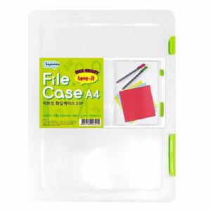 아트박스/오피스큐 러브잇 화일케이스 A4 20P