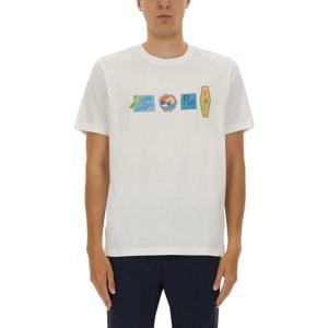 PS 바이 폴스미스 남성 화이트 반팔 티셔츠 M2R011RTP5259_01