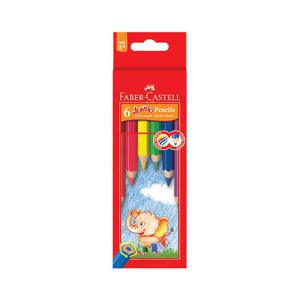 아트박스/파버카스텔 파버카스텔 점보 색연필 6색 지관케이스